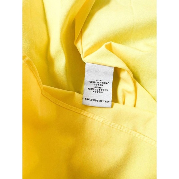 Tanya Taylor Yellow and Blue Floral Palm Print Halter Maxi Dress Size 2 - Picture 7 of 10